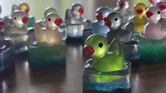 20 Resin Duck Cubes- Desk pets!