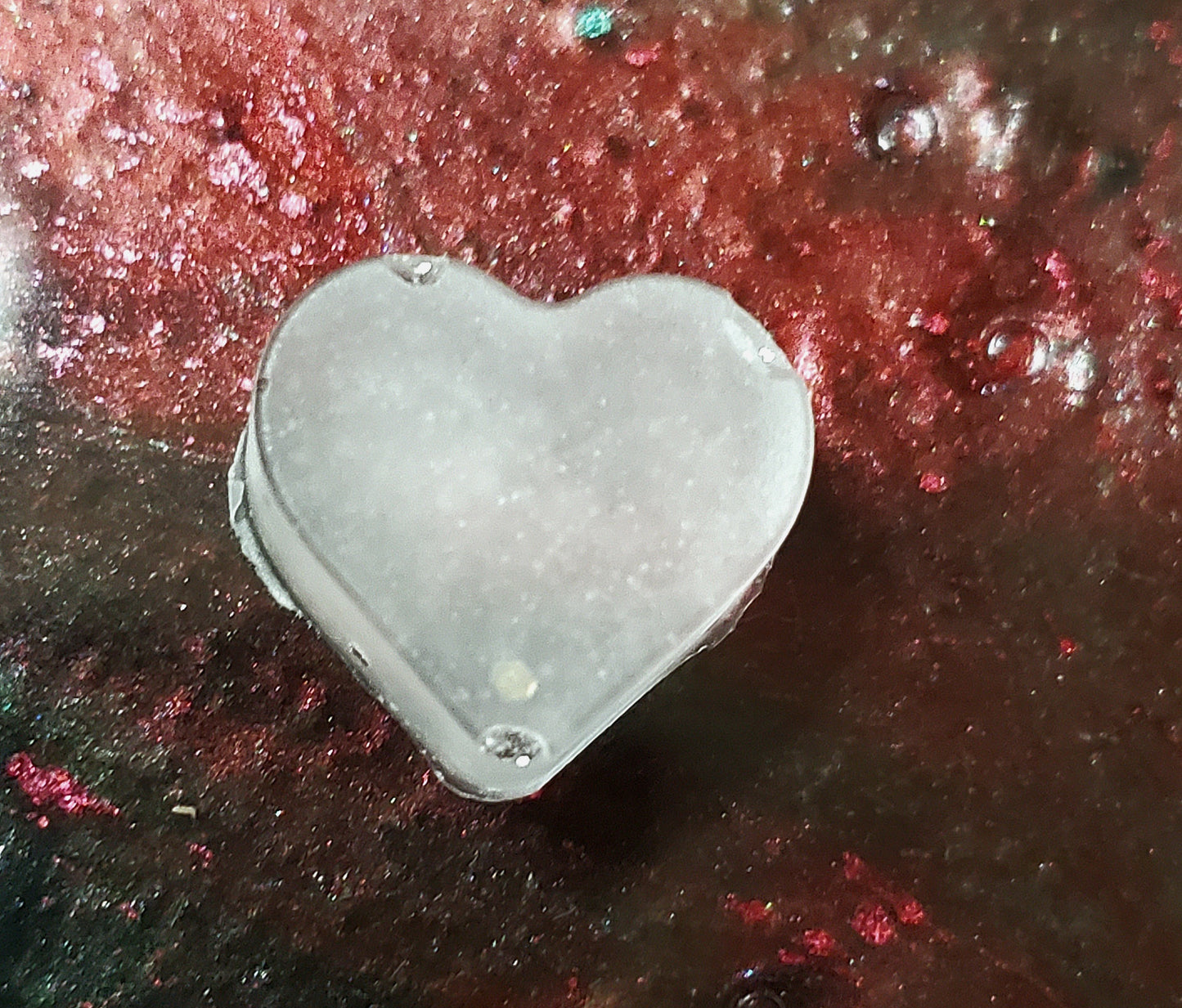 50 Heart-Resin Crafted-Colorful-Beads